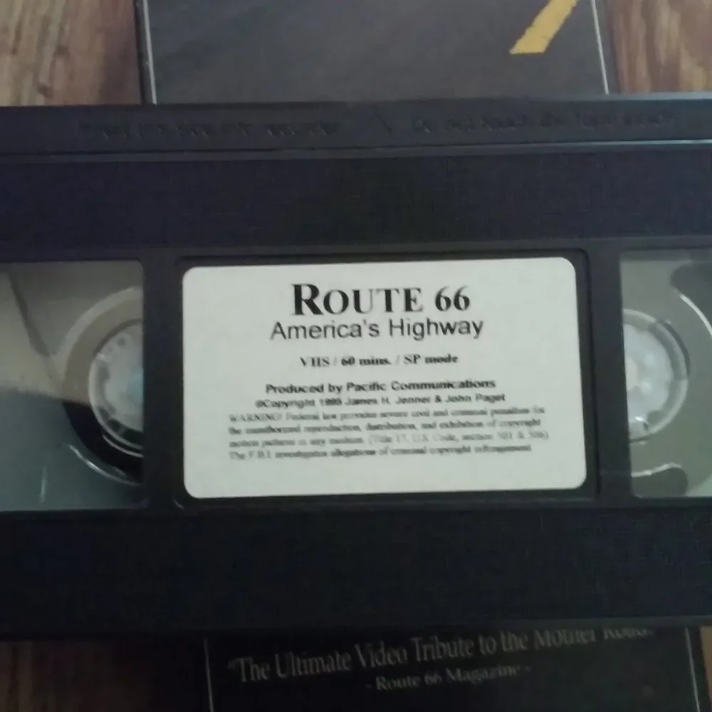 VHS Movie Collectable Route 66 60 Minutes Perfect Condition 1995 Cardboard Case